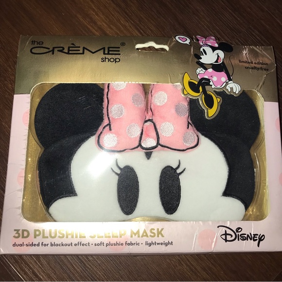 Disney Plush Minnie Mouse Sleep Mask NIB - Picture 6 of 7